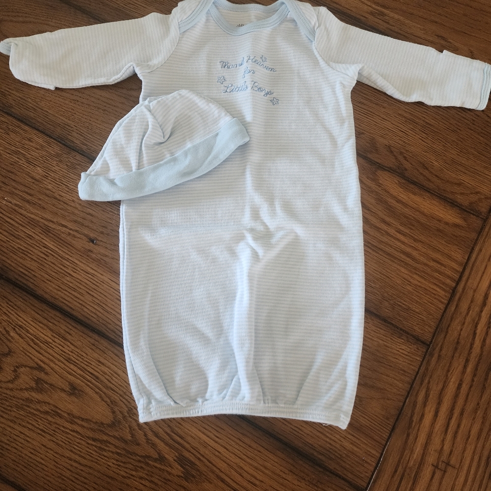 Little Me Baby Gown with Hat